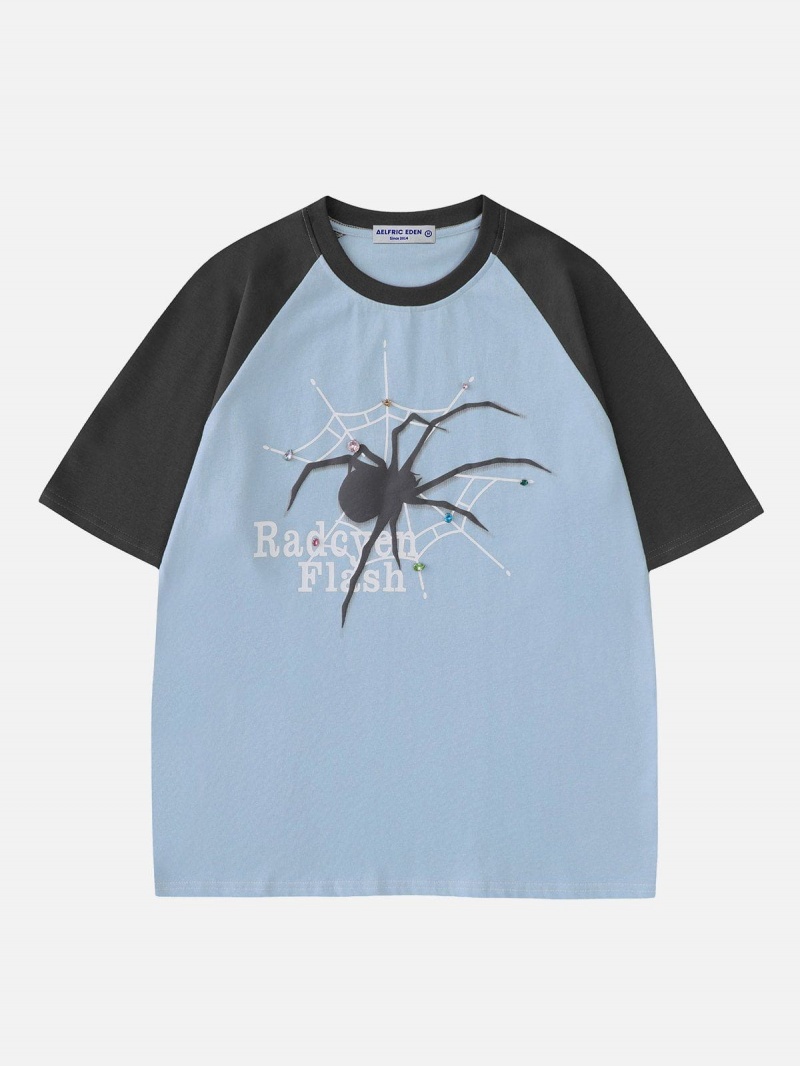 Rose  T Shirts Aelfric Eden Spider Foam Printing Tee - HNV-1840343